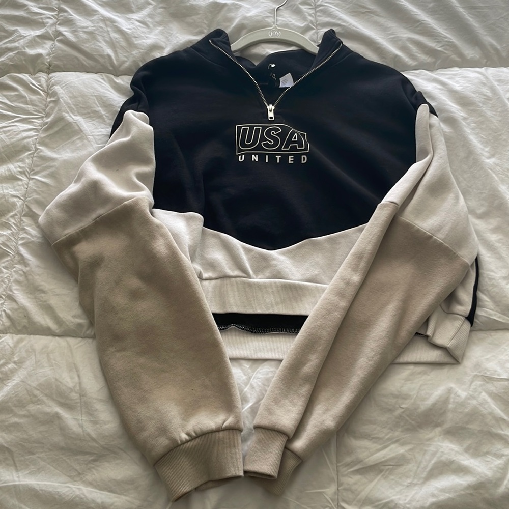 Forever 21 crop pull over sweater